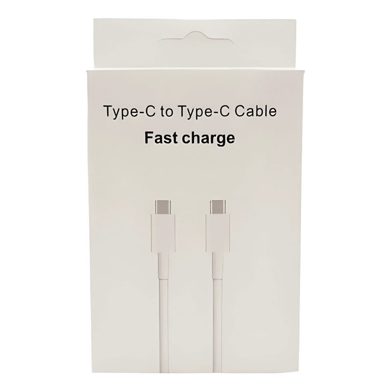 CABLE USB TIPO C A TIPO C DOBLE ENTRADA DATOS Y CARGA - 2