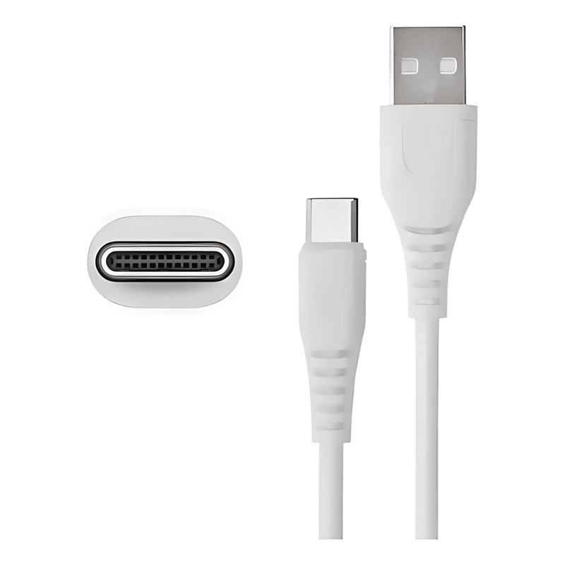 GENÉRICO CABLE TIPO C TREQA DE 1 METRO BLANCO