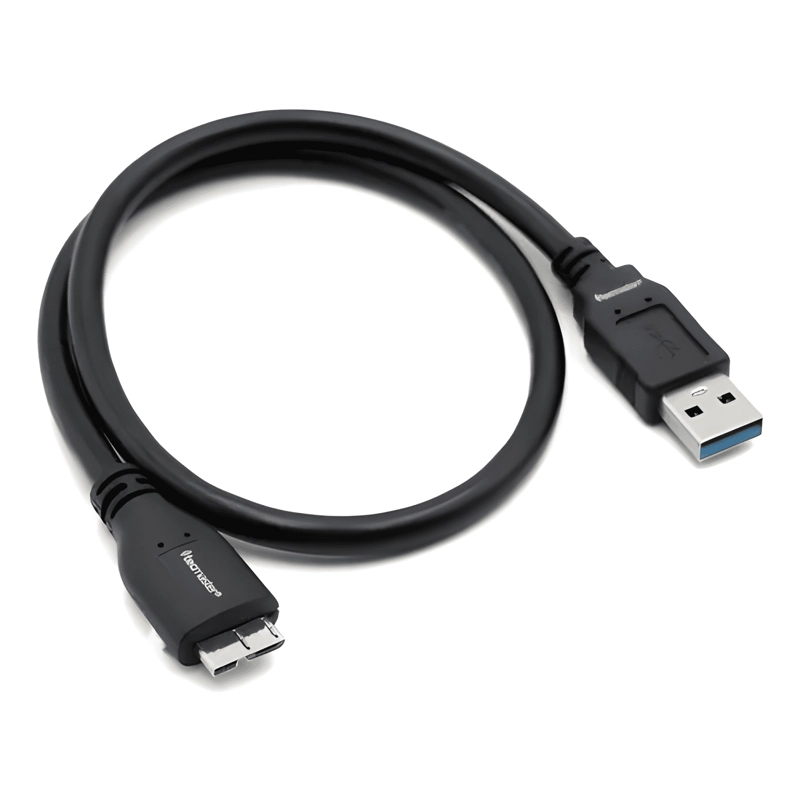 GENÉRICO CABLE USB A MICRO B TECMASTER DE 50 CM NEGRO