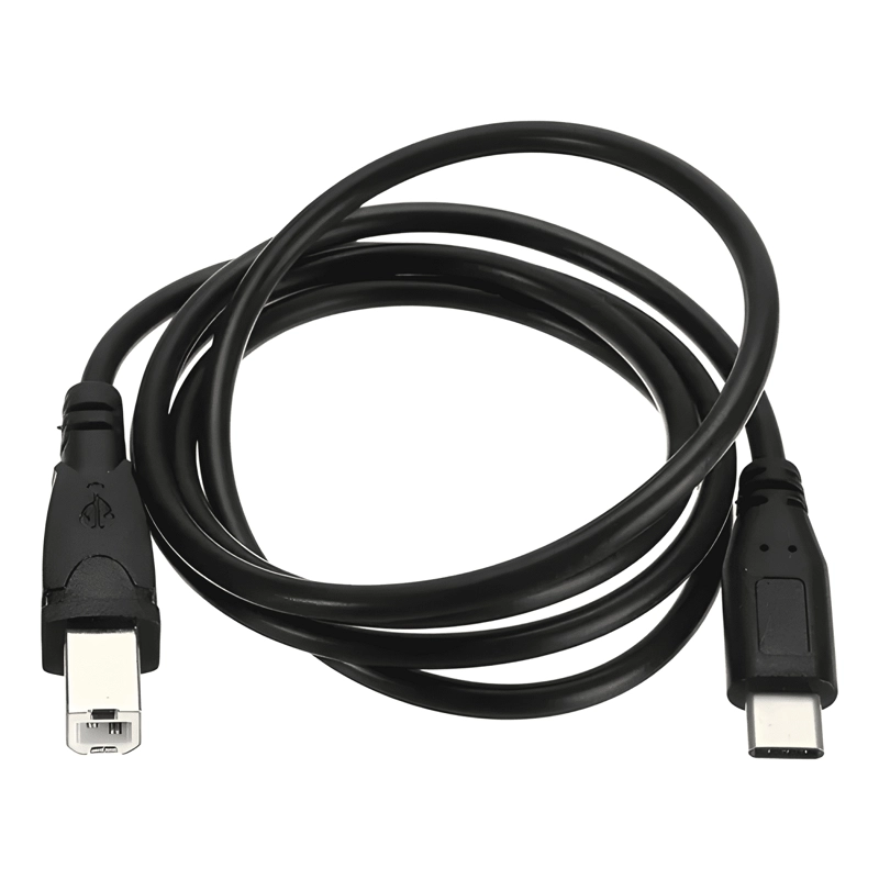 CABLE IMPRESORA USB-C A USB-B - 1,8 M. BIRLINK / NEGRO - 2