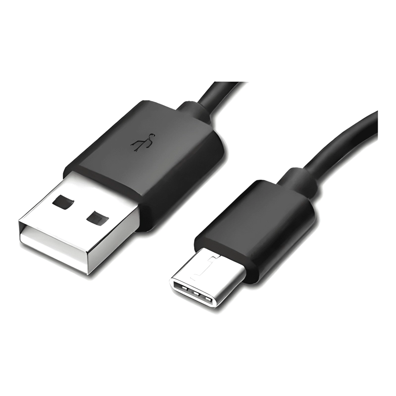 CABLE TIPO C CARGADOR CELULAR NEGRO - 2