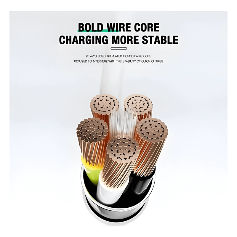 CABLE USB A TIPO C 2M 100W CARGA Y DATOS ASPOR A108L BLANCO - 3