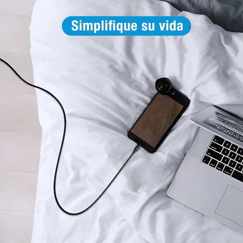PACK DE 10 CABLES MICRO V8 CARGA RAPIDA USB 1 METRO - 3
