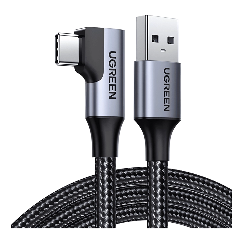 GENÉRICO CABLE CARGADOR USB A A TIPO C 90° 2 METROS