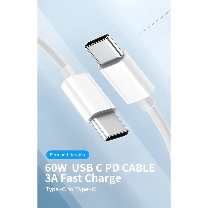 GENÉRICO CABLE TIPO C A C CARGA RAPIDA 60W / REFORZADO/ CERTIFICADO