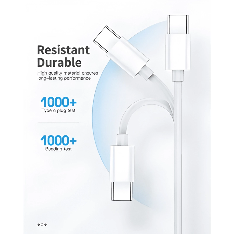 CABLE TIPO C A C CARGA RAPIDA 60W / REFORZADO/ CERTIFICADO - 2