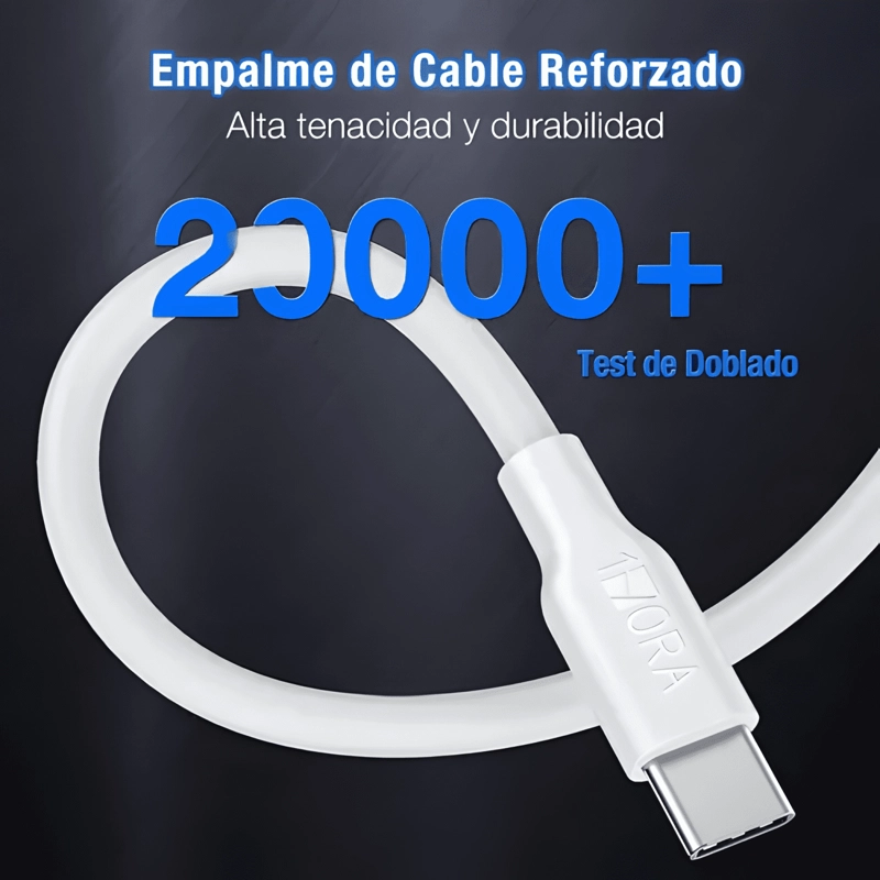 CABLE USB TIPO C 3 A 1M CARGA RAPIDA CABLE DE DATOS - 2