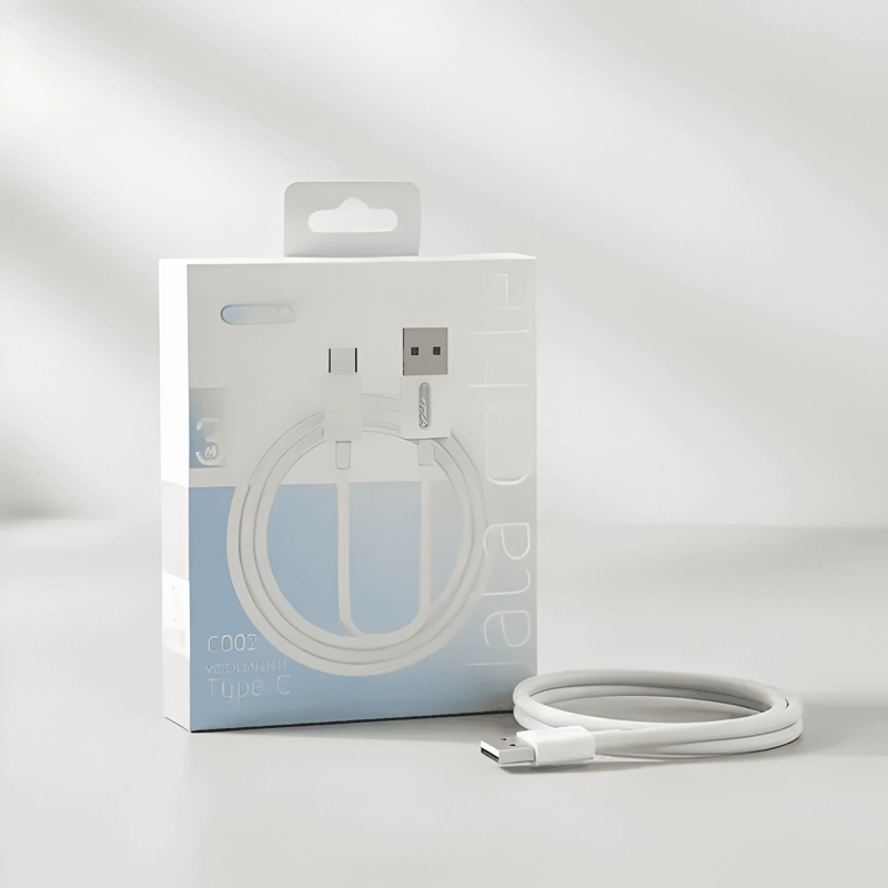 CABLE TIPO C 1 METRO CARGA RAPIDA 2.1A CE ROHS AJ SHOP - 3
