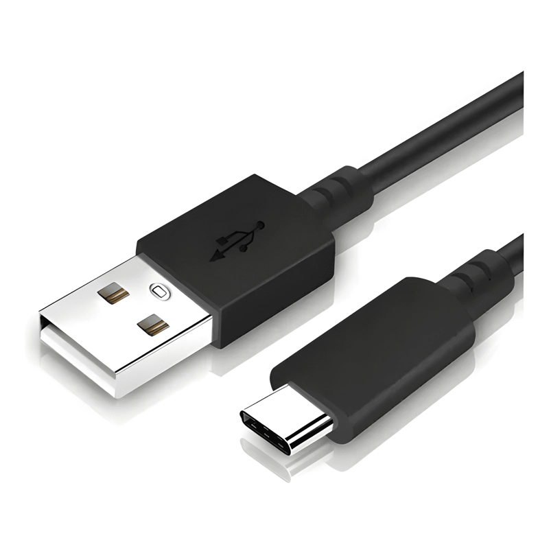 CABLE USB 2 METROS TIPO C CARGA RAPIDA 3.1 NEGRO - 2