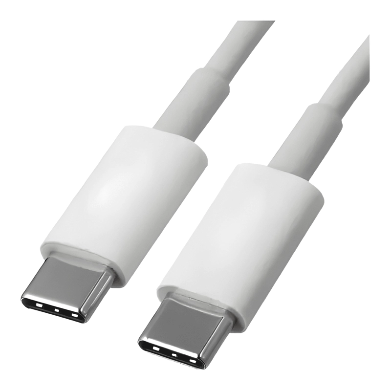 CABLE TIPO C A TIPO C CARGA RAPIDA FAST CHARGE 2M BLANCO - 2