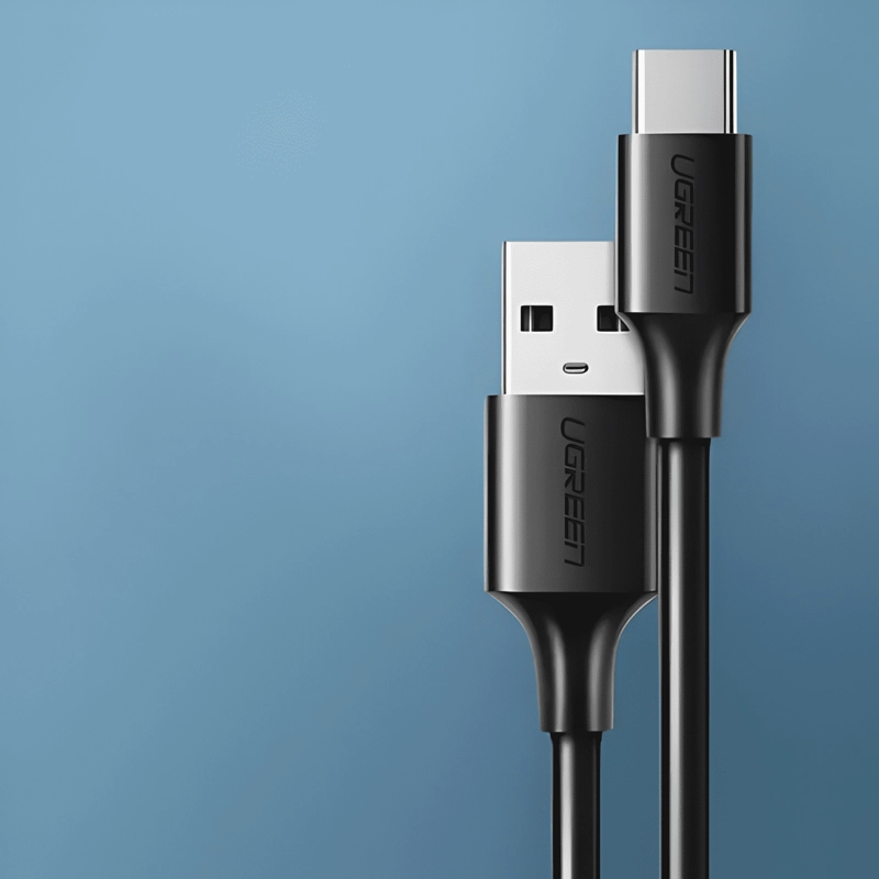 CABLE CARGADOR USB A A USB TIPO C QUICK CHARGE DE 1M - 2