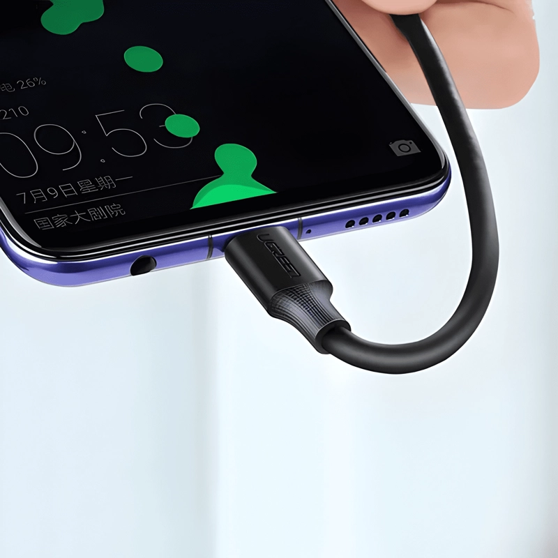 CABLE CARGADOR USB A A USB TIPO C QUICK CHARGE DE 1M - 4