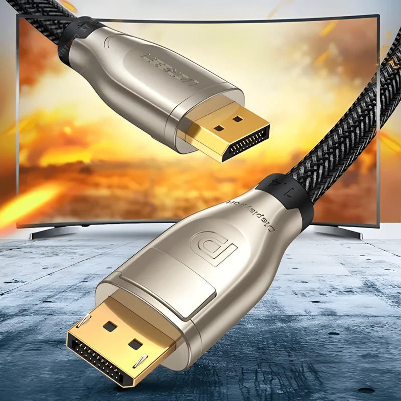 GENÉRICO CABLE BLINDADO DISPLAYPORT 1.4 FULLHD 4K 8K 60 HZ, 2 M