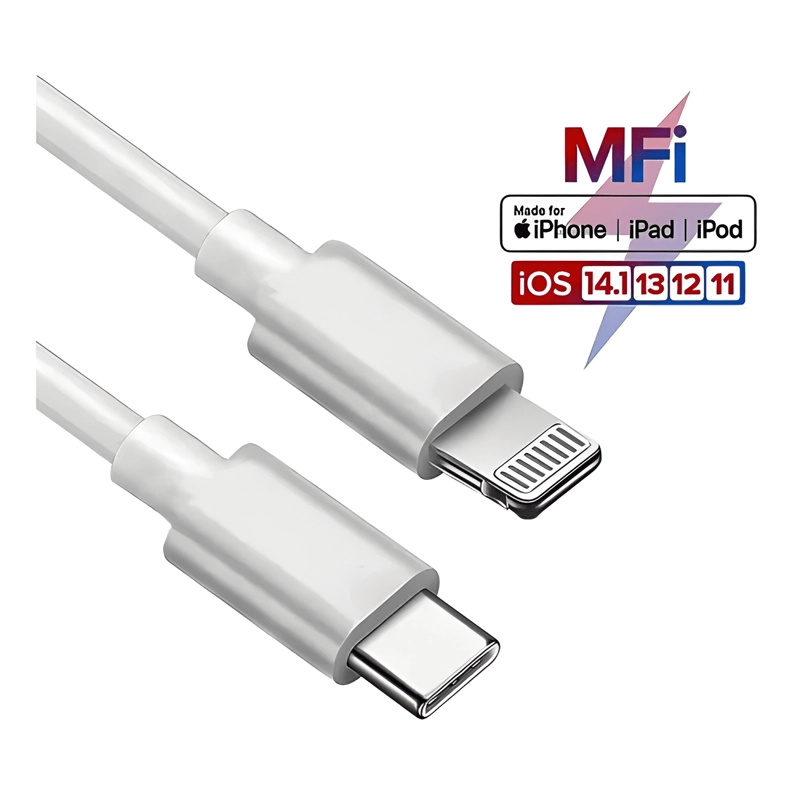 CABLE PARA IPHONE CARGA TURBO TIPO C A LIGHTNING 1 METRO - 2