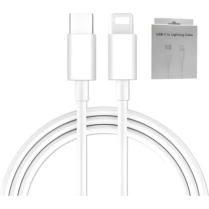 CABLE USB TIPO C A C CARGA RAPIDA QC 5.0 DATOS 1 BLANCO - 4