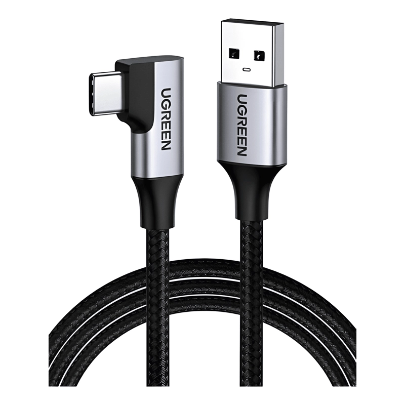 GENÉRICO CABLE USB-C A USB 3.0 A TRENZADO 1M NEGRO #2