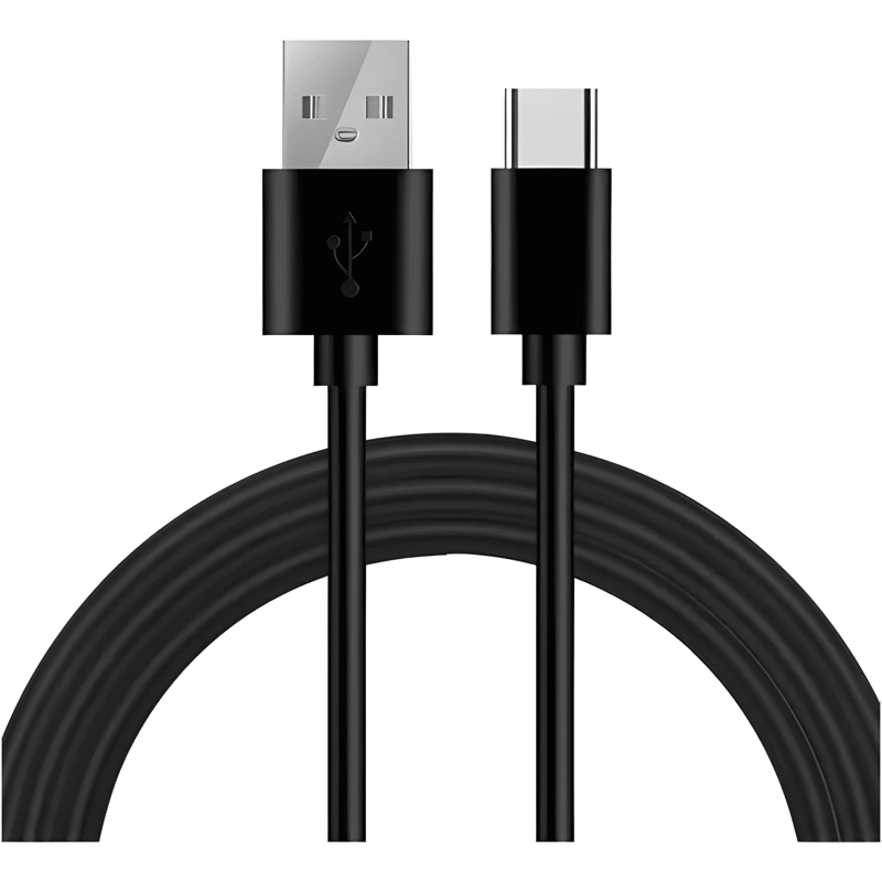 CABLE CARGADOR TIPO C COMPATIBLE S8 S9 S10 S20 S21 NEGRO - 2