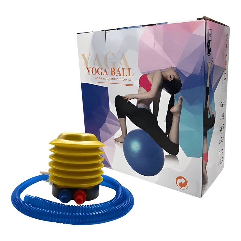BALON DE YOGA O PELOTA 85 CM LINEA SPORT + INFLADOR - 4