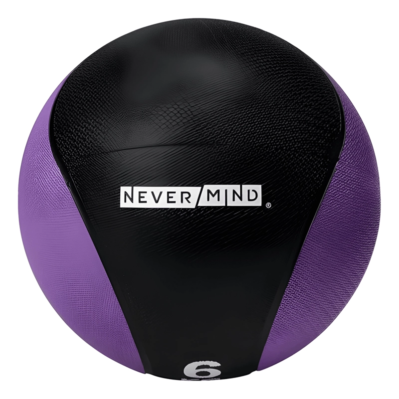 BALON MEDICINAL CON REBOTE 6 KG CROSSFIT PELOTA FUNCIONAL #3 - 2