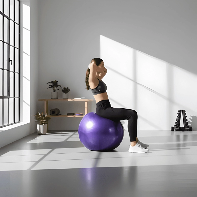 BALON PILATES 55 CM + INFLADOR - YOGA & PILATES - 2