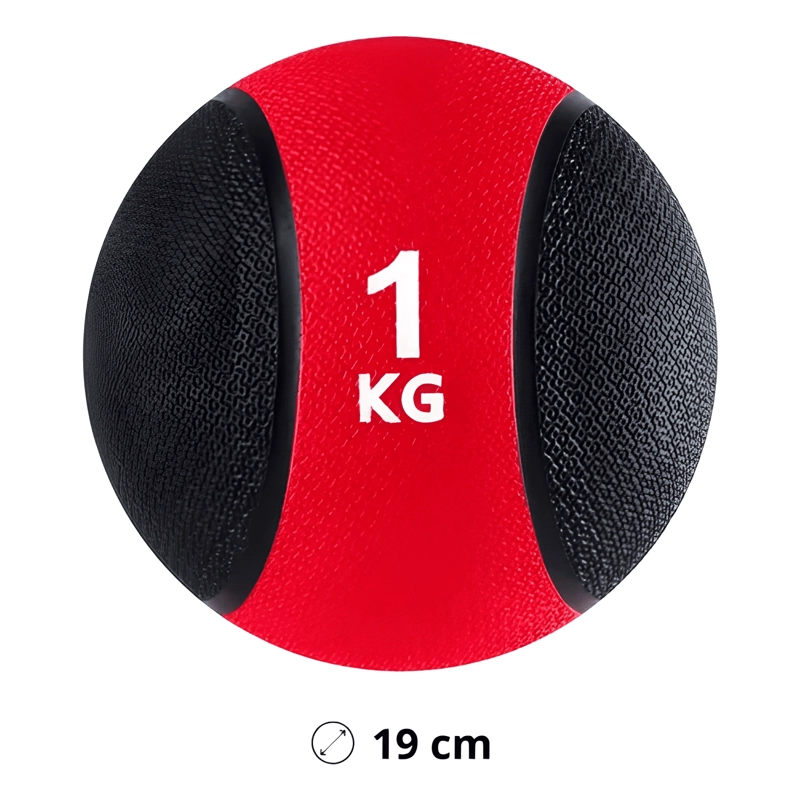 BALON MEDICINAL 1KG CON REBOTE PARA ENTRENAMIENTO - 1