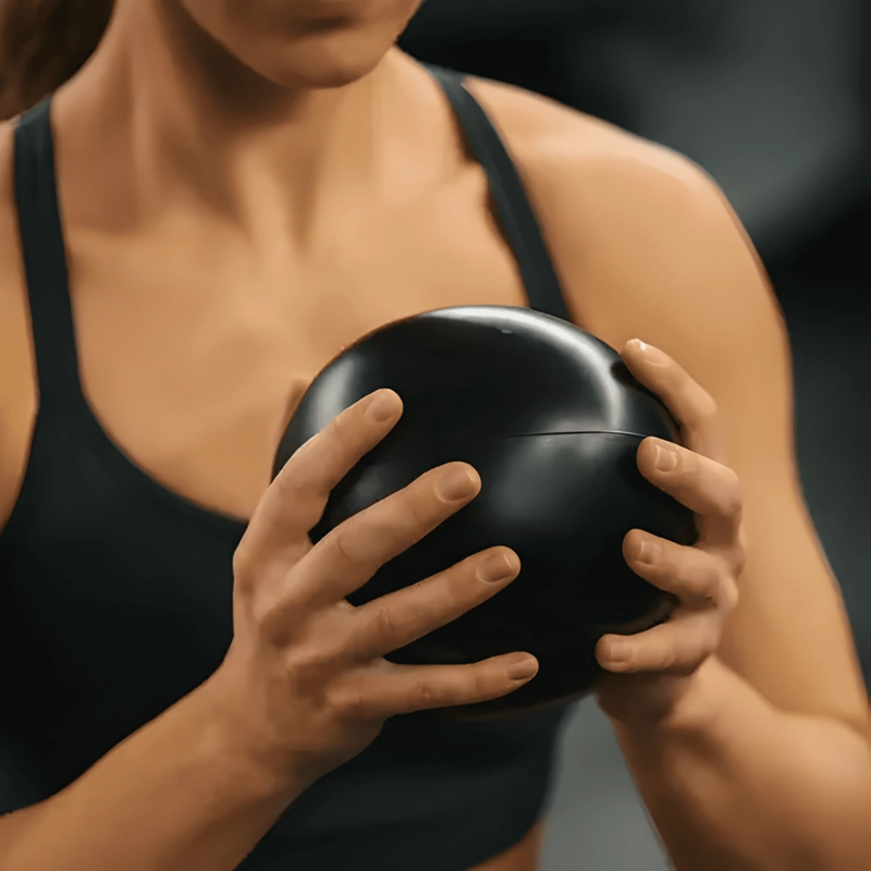BALON MEDICINAL DE SILICONA DE 3 KG SIN REBOTE - 2