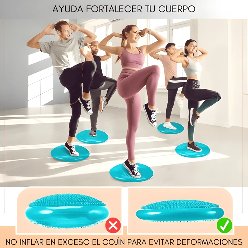 COJIN AUTISMO SENSORIAL PROPIOCEPTIVO YOGA BALONES ROSA - 4