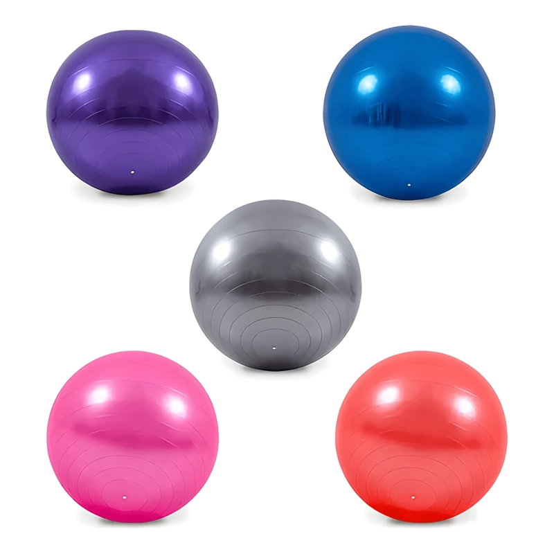 PELOTA YOGA 55CM CUPERSTORECL ANTIEXPLOSION GRIS OSCURO - 4