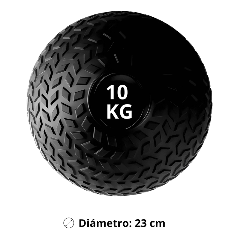 BALON MEDICINAL 10KG PARA ENTRENAMIENTO CROSSFIT - 3