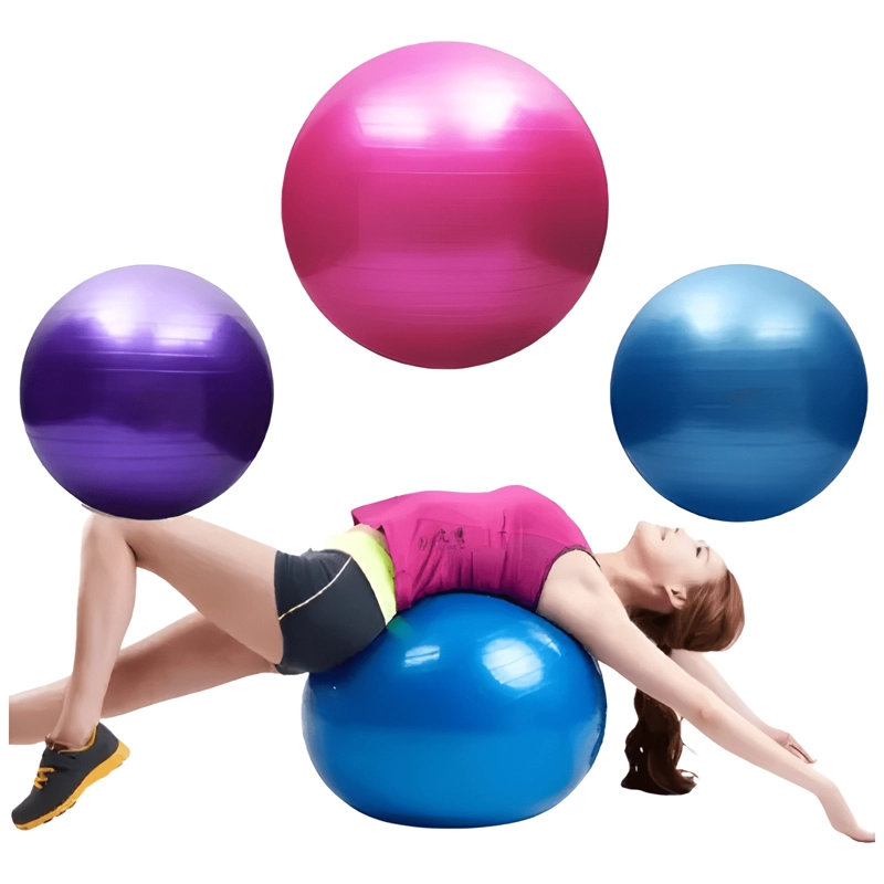 PELOTA YOGA PILATES CASA LIVING ANTIEXPLOSION 75CM - 2