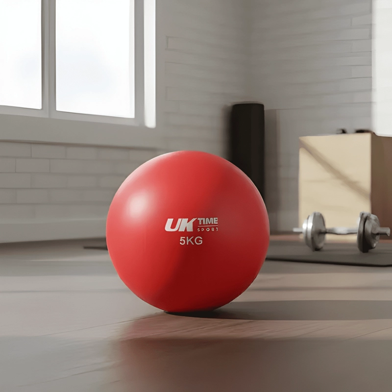 BALON MEDICINAL DE SILICONA 5 KG SIN REBOTE UK TIME SPORT - 2