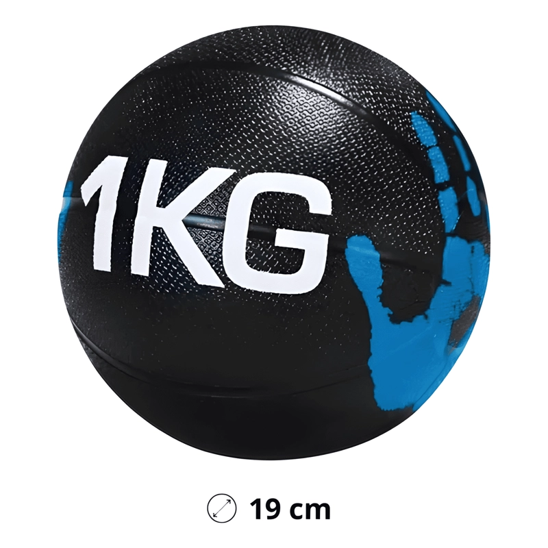 BALON MEDICINAL 1KG PARA EJERCICIO CON REBOTE CROSSFIT - 4