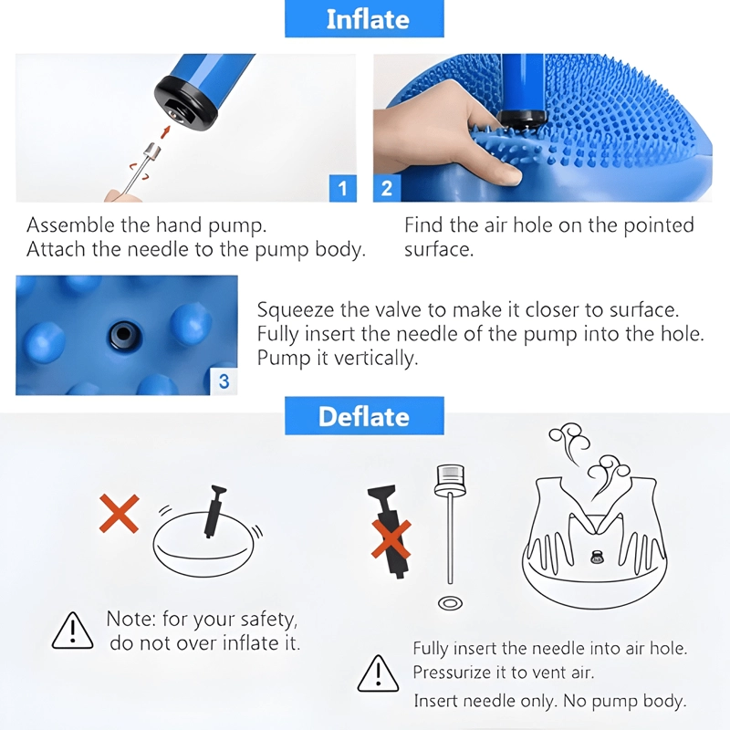 COJIN SENSORIAL PROPIOCEPTIVO VIDA BUENAS PARA AUTISMO AZUL - 2
