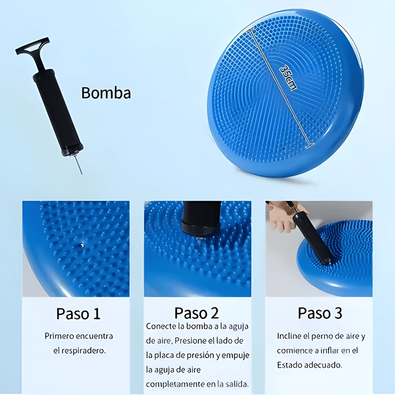 COJIN SENSORIAL PROPIOCEPTIVO VIDA BUENAS PARA AUTISMO AZUL - 3