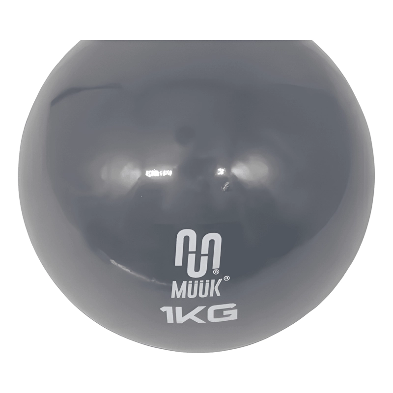 BALON MEDICINAL 1KG MUUK SILICONA SOFT ENTRENAMIENTO - 3