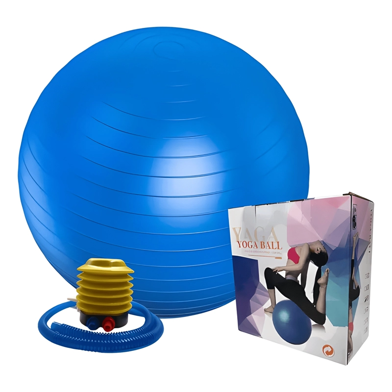 PELOTA DE YOGA O BALON DE PILATES 65CM + INFLADOR - 2