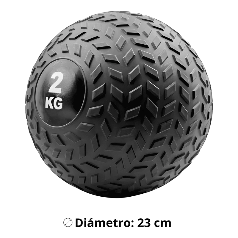 BALON MEDICINAL 2KG PARA ENTRENAMIENTO CROSSFIT / SLAM BALL - 1