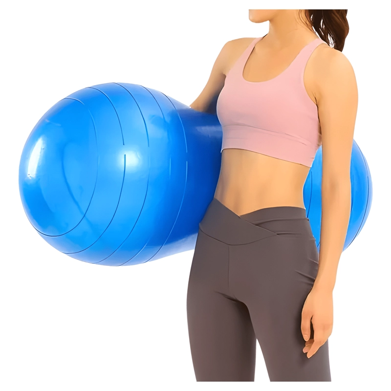 BALON OVALADO PARA PILATES YOGA TIPO MANI + INFLADOR #2 - 4
