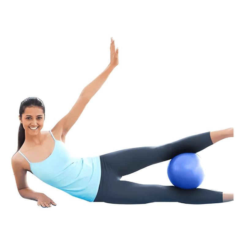 PELOTA DE YOGA DEPORTES PILATES PEQUEÑA AZUL - 2