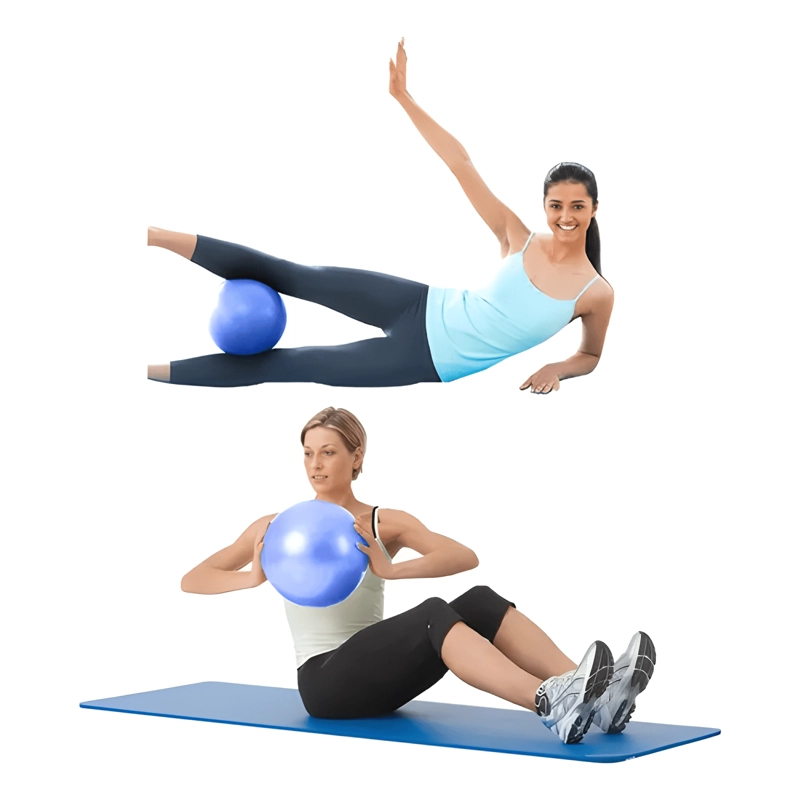 PELOTA DE YOGA DEPORTES PILATES PEQUEÑA AZUL - 4