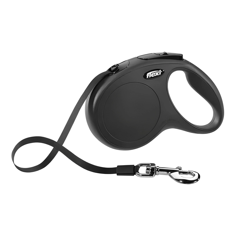CORREA RETRACTIL PARA PERRO FLEXI CLASSIC TALLA L NEGRO - 3