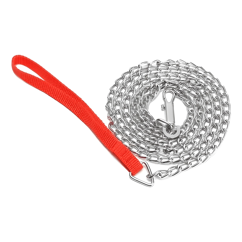 CORREA CADENA ACERO 1.25M PARA PERROS GRANDES CODYSTORE - 4
