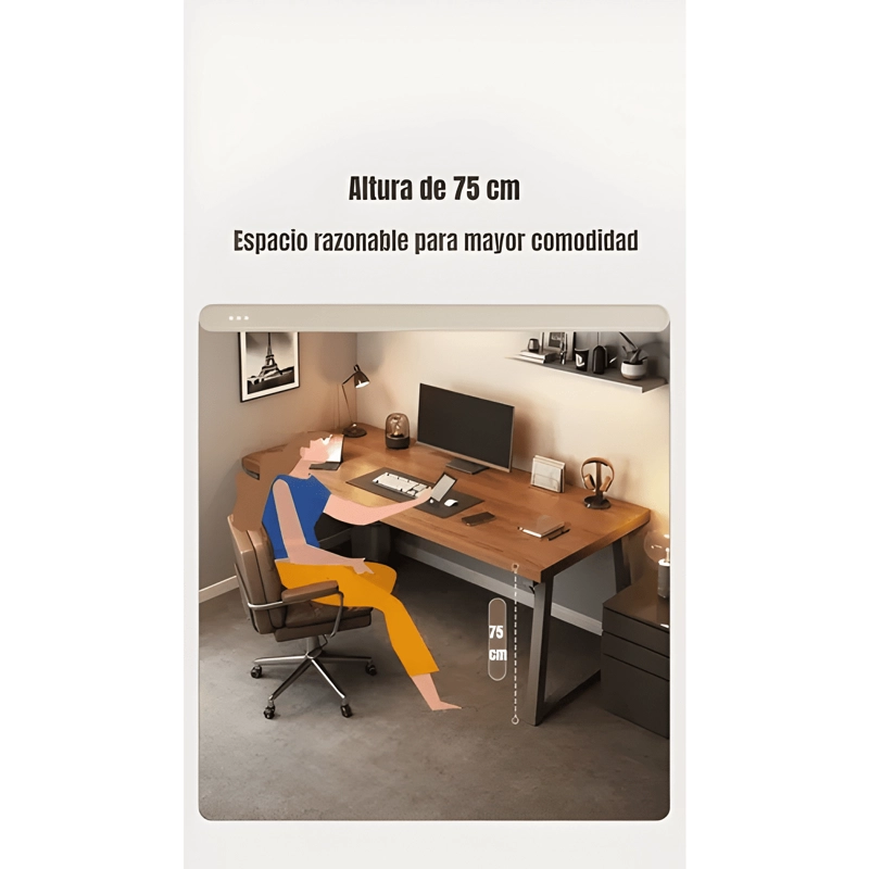 ESCRITORIO MESA 120*60*75CM - 2