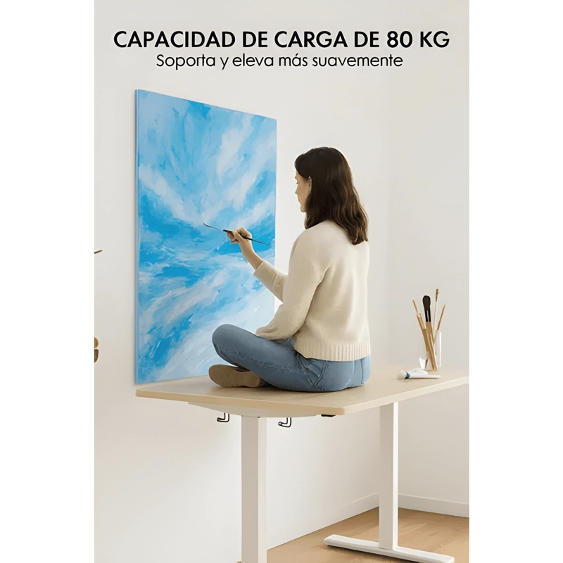 ESCRITORIO ALTURA AJUSTABLE ELE CTRICO 140CM PROFESIONAL #4 - 4