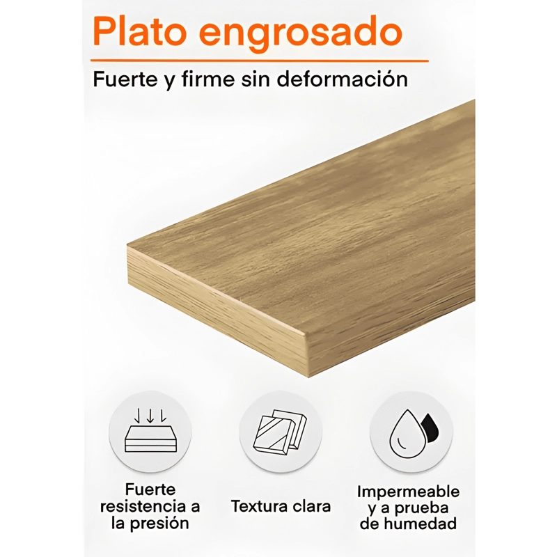 ESCRITORIO PATA METAL OFICINA CAJON 100X50X74CM - 3