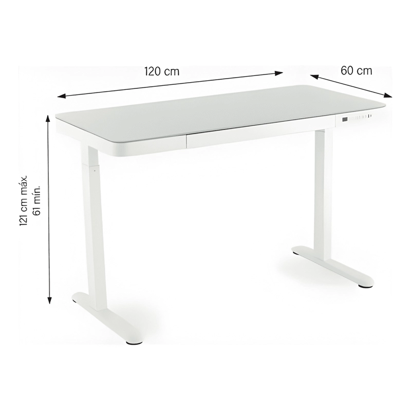 ESCRITORIO HOME OFFICE COSMO ELE CTRICO FORM BLANCO #9 - 4