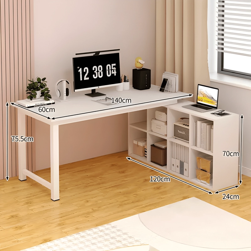 ESCRITORIO FORMA L OFICINA CON CAJONERA INTERCAMBIABLE 140CM - 2