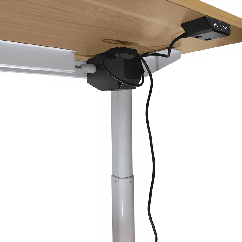 ESCRITORIO HOME OFFICE ORION ELE CTRICO NATURAL FORM BLANCO - 3