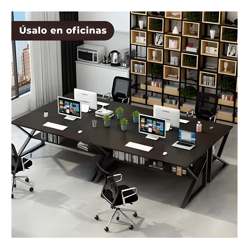 MESA ESCRITORIO DE METAL MODERNA COMPACTA Y RESISTENTE #6 - 3