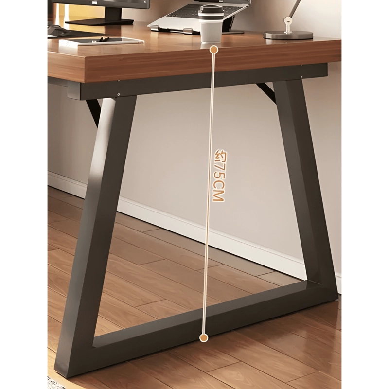 ESCRITORIO PATA METAL OFICINA 100X60X75CM GRUESA 30MM #9 - 4
